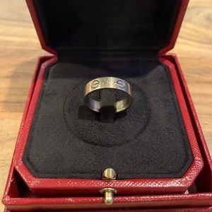 Cartier Love Ring 18K White Gold Unisex